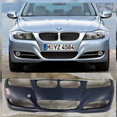 Front Bumper Without Hole 51117204249 Compatible With BMW  BMW 3 SERIES E90 2006-2012 Tag No.461B