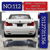 Rear Upper Bumper 51127311356 Compatible With BMW 7 SERIES F02 (2013-2015) Tag No.112
