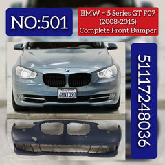 Front Bumper 51117248036 Compatible With BMW 5 Gran Turismo (F07)Tag No.501