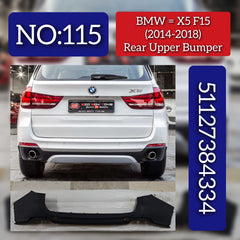 Rear Upper Bumper 51127384334 Compatible With BMW X5 F15 (2014-2018) Tag No.115