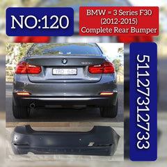 Rear Bumper 51127312733 Compatible With BMW 3 Series F30 (2012-15) Tag No.120