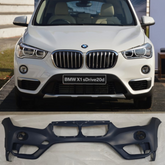 Front Upper Bumper Without Hole 51117453562 Compatible With BMW X1 F48 (2016-19) Tag No.451B
