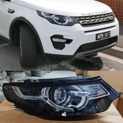 Complete Headlight Assy Set Right LR076133 & Left LR076144 Compatible With LAND ROVER DISCOVERY SPORT (L550) Tag No.04
