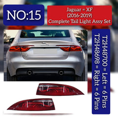 Complete Tail Light Assy Right T2H48700 & T2H48698 Left Compatible With Jaguar XF Tag No.15