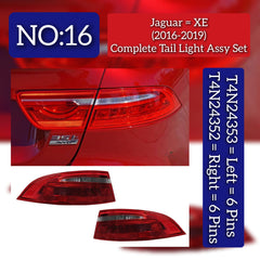 Complete Tail Light Assy Right T4N24352 Left T4N24353 Compatible With Jaguar XF Tag No.16