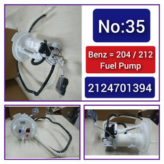 Fuel Pump 2124701394 Compatible With MERCEDES-BENZ C-CLASS (W204) E-CLASS (W212) Tag No.35