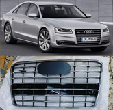Show Grill 4H0853651AB 4H0853651ABT94 Compatible With AUDI A8  (2015-2018)