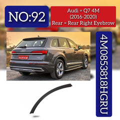 Front Right Wheel Arch (EYEBROW) 4M0853818HGRU Compatible With AUDI Q7 4M (2016-2020)