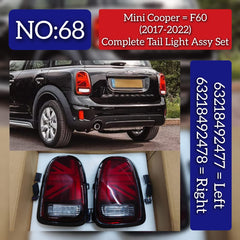 Tail Light Assy Right 63218492478 Left 63218492477 Compatible With Mini Countryman - F60 Tag No.68