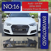 Front Bumper 8W0807065D 8WD807065D Compatible With AUDI A4 B9 (8W2, 8WC) | A4 / S4 (2016-2019) Tag No.16