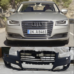 Front Rear Bumper 4H0807065J Compatible With AUDI A8 D4 (4H2, 4H8, 4HC, 4HL) | A8 / S8 | A8L