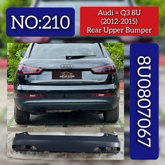 Rear Bumper 8U0807067 Compatible With AUDI Q3 (8UB, 8UG)