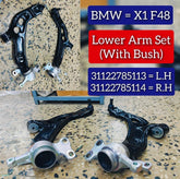 Front Lower Arm Set Left 31122785113 Right 31122785114 Compatible with BMW X1 F48 2016