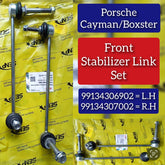Front Axle Sway Bar End Stabilizer Link Right 99134307002 & Left 99134306902 Set Compatible With PORSCHE 718 BOXSTER (982) & 911 (997)