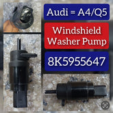 Wiper Washer Pump Motor 8K5955647 Compatible With AUDI A4 Q5