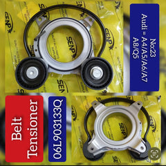 Belt Tensioner With Pulley 06L903133Q & 059903133AC & 059903133AK & 059903133AT Compatible With AUDI A4 Allroad B9 (8WH, 8WJ) & A6 C8 (4A2) & Q5 (FYB, FYG)
