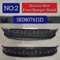 Front Bumper Shield 5E0807611D Compatible With Skoda Octavia (2014-2020) Tag No.2