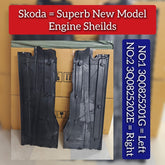 Underbody Trim 3Q0825201G Compatible with SKODA SUPERB