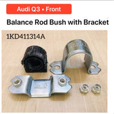 Front Balance Rod Bush Stabilizer Bar Bushing 1KD411314A Compatible With AUDI Q3 (8UB, 8UG)