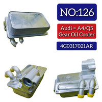 Oil Cooler 4G0317021AR 4G0317021AH Compatible With AUDI A4 B9 (8W2, 8WC) | A4 / S4 & A5 Convertible (F57, F5E) | A5 / S5 & A5 Sportback (F5A, F5F) | A5 / S5 & A6 C7 (4G2, 4GC) | A6 / S6 & Q5 (FYB, FYG)