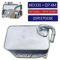 Oil Cooler 059117015K 59117015K Compatible With AUDI Q7 (4MB, 4MG, 4MQ) Tag 131