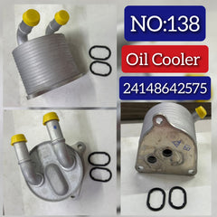 Oil Cooler 24148642575 24278627862 Compatible With BMW X1 (F48) MINI MINI CLUBMAN (F54) Tag No.138