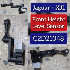 Front Suspension Height Level Sensor Left C2D16580 C2D21048 AW933C279AD AW933C279AE Compatible With JAGUAR XJL 2010-2018