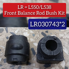 Front Stabilizer Bar Bushing LR030743 Compatible With LAND ROVER DISCOVERY SPORT (L550) RANGE ROVER EVOQUE (L538)