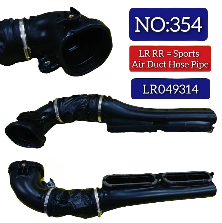 Intake Hose Pipe Left LR049314 Compatible With Land Rover Range Rover TAG.354