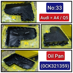 Transmission Oil Pan 0CK321359K Compatible With AUDI A4 B9 (8W2, 8WC) | A4 / S4 A5 Convertible (F57, F5E) | A5 / S5