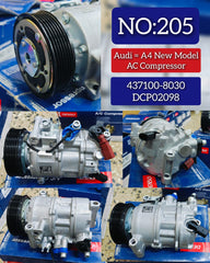 AC Compressor 4371008030 & DCP02098 & 8T0260805F & 8T0260805P & 8T0260805S Compatible With AUDI & A4 B8 (8K2) | A4 / S4 & Q5 (8RB) Tag.205