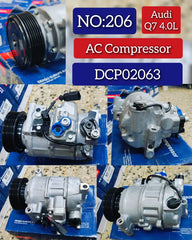 AC Compressor DCP02063 & 4E0260805AK & 4E0260805AQ & 4E0260805BC Compatible With AUDI Q7 (4LB) Tag.206