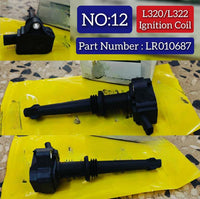 Ignition Coil LR010687 Compatible With RANGE ROVER III (L322) RANGE ROVER SPORT I (L320) RANGE ROVER SPORT II (L494) (2010-16)