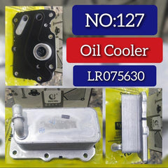 OIL COOLER LR075630 Compatible With JAGUAR XE (X760) & XF II (X260) & LAND ROVER DEFENDER Station Wagon (L663) & DISCOVERY SPORT (L550)