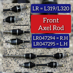 Front Axel Rod Left LR047295 Right LR047294 Compatible With LAND ROVER DISCOVERY IV (L319) | LR4 RANGE ROVER SPORT I (L320)