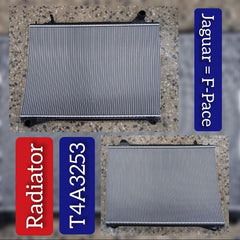 Intercooler Assy Radiator T4A3253 & LR092460 Compatible With Jaguar & JAGUAR F-PACE (X761)