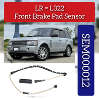 Front Brake Pad Wear Sensor SEM000012 SEM000010 SEM000011 Compatible With LAND ROVER RANGE ROVER III (L322)
