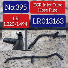 EGR Intel Tube Hose LR013163 Compatible With Range Rover Sport - L494 RANGE ROVER IV (L405) Tag no.395