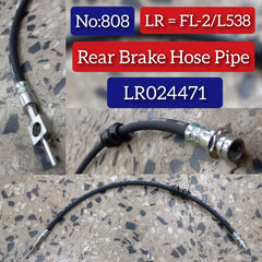 Rear Brake Hose Pipe LR024471 Compatible With FREELANDER 2 (L359) | LR2 RANGE ROVER EVOQUE (L538) RANGE ROVER EVOQUE Convertible (L538) RANGE ROVER EVOQUE VAN (L538) Tag no.808