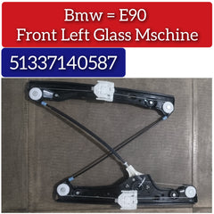 Front Left Power Window Regulator 51337140587 Compatible with BMW 3 Series (E90)