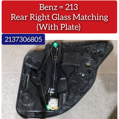 Front Right Power Window Regulator 2137205205 Compatible with MERCEDES-BENZ E-CLASS (W213)