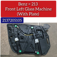 Front Left Power Window Regulator With Plate 2137205105 A2137205105 Compatible with MERCEDES-BENZ E-CLASS (W213)
