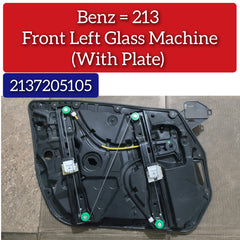 Front Left Power Window Regulator 2137205105 Compatible with MERCEDES-BENZ E-CLASS (W213)