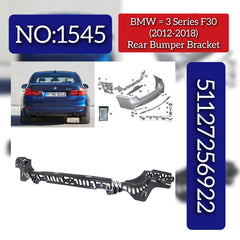 Rear Bumper Bracket 51127256922 Compatible With BMW 3 SERIES F30 Tag No.1545