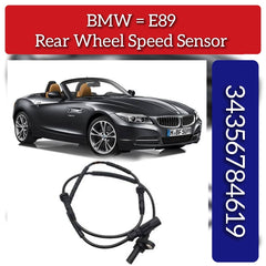 Rear Wheel Speed Sensor 34356784619 Compatible With BMW Z4 Roadster (E89)