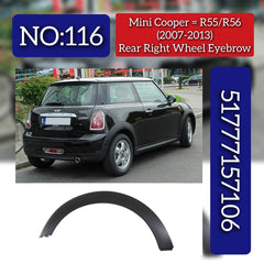 Rear Right Wheel Arch (EYEBROW ) 51777157106 Compatible With MINI COUNTRYMAN (R60) | MINI COUNTRYMAN / COOPER COUNTRYMAN | CROSSOVER Tag No.116