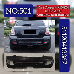 Rear Bumper 51120413367 Compatible With Mini Cooper F55/F56 Tag No.501