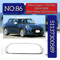 Front Bumper Grille Stripe Frame 51137300589 Compatible With MINI (F55) | MINI / COOPER (2014-2018) Tag No: 86