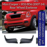 Rear Wheel (Eyebrow) Left 51120413251 Right 51120413252 Compatible With Mini Cooper S (R56)