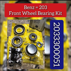Front Wheel Bearing Kit 2033300051 A2033300051 Compatible With MERCEDES-BENZ C-CLASS W203 W204